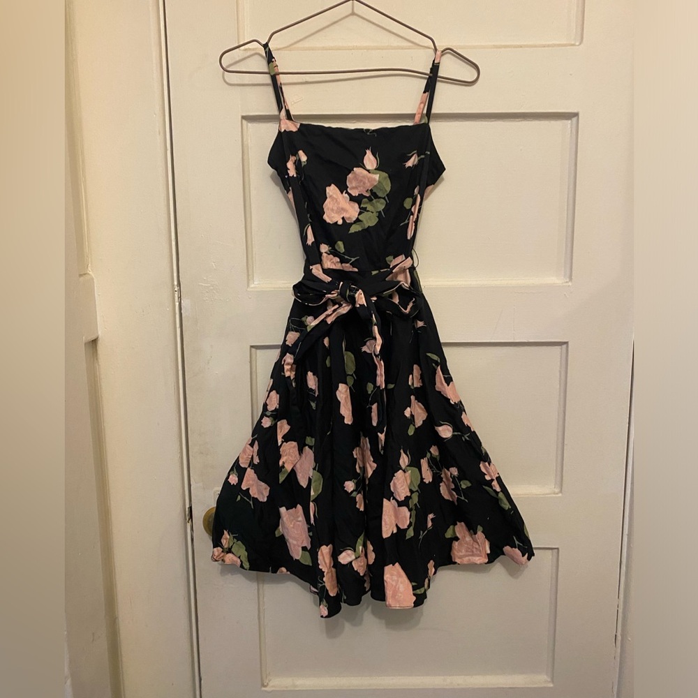 H&M Floral Cotton Dress with Pockets